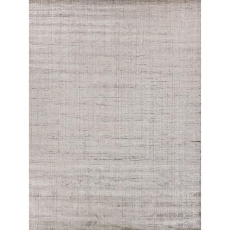 Robin Hand Loomed Striped Area Rug in Taupe/Gray
