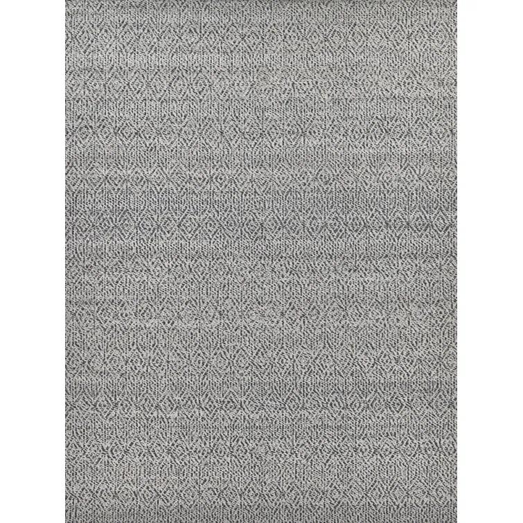 EXQUISITE RUGS Woven Earth Handmade Flatweave Wool Charcoal/Ivory Area Rug | Wayfair
