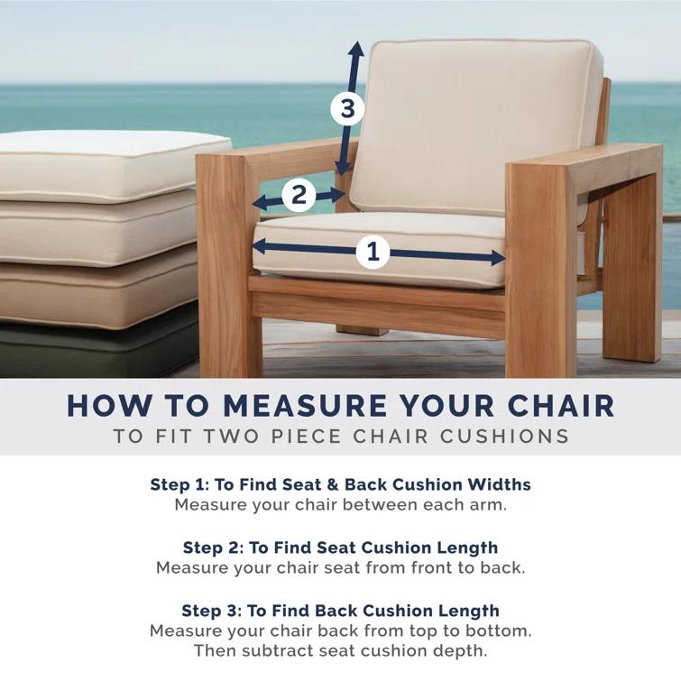 Outdoor Lounge Chair 3.5" Cushion