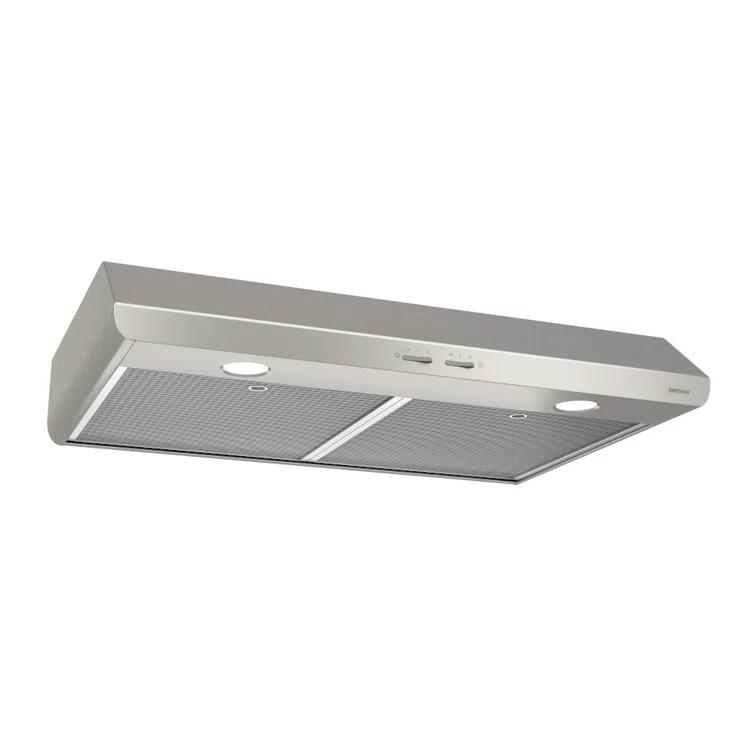 Broan NuTone Broan NuTone 30" Steel 250 CFM Convertible Under Cabinet Range Hood with Mesh Filter BKSH130SS