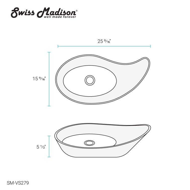 Swiss Madison SM-VS279 Daxton Vessel Sink