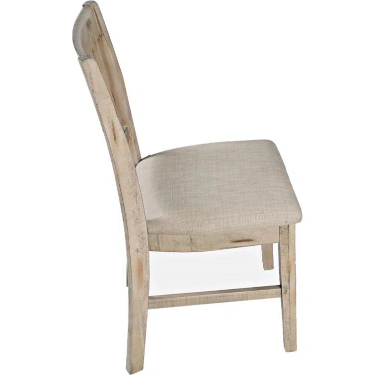 Jofran Rustic Shores Coastal Style Upholstered Desk Chair