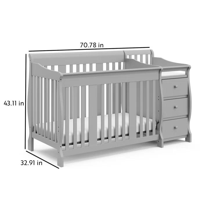 Portofino 5-in-1 Convertible Crib and Changer