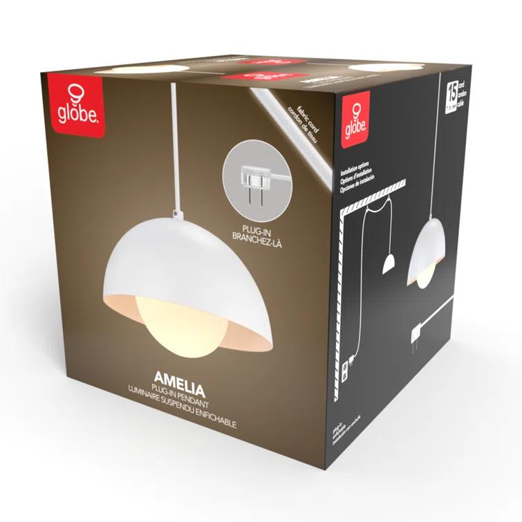 Amelia 1 - Light Matte White Single Pendant