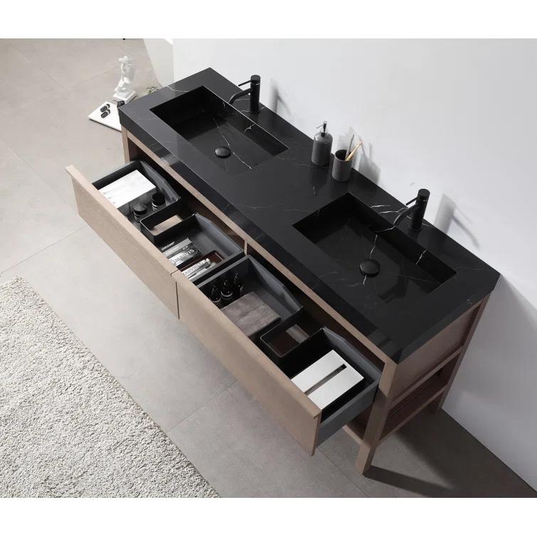 Ariane 72.05'' Double Bathroom Vanity
