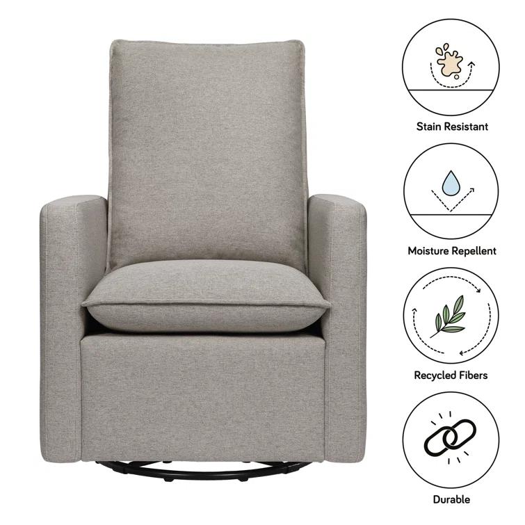 Cali Pillowback Swivel Glider