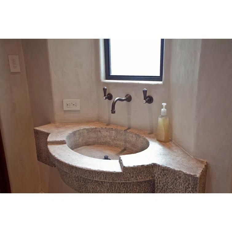 Georgian Era Wall Mount Lavatory Faucet Trim