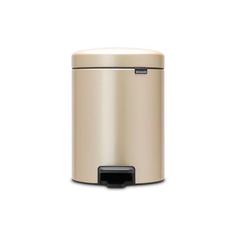 Brabantia NewIcon Step On Trash Can, 1.3 Gallon (5 Liter)
