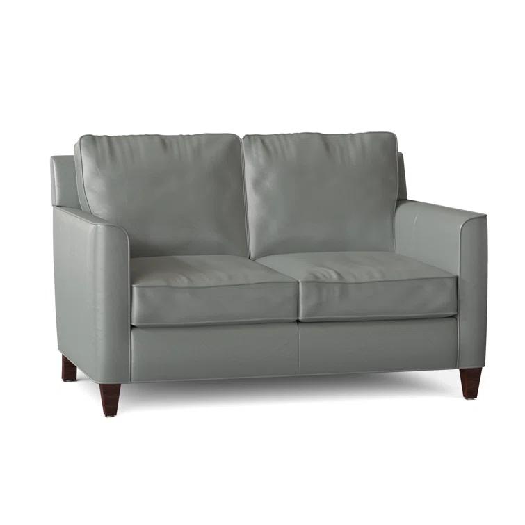 Yorba 54.5'' Leather Loveseat