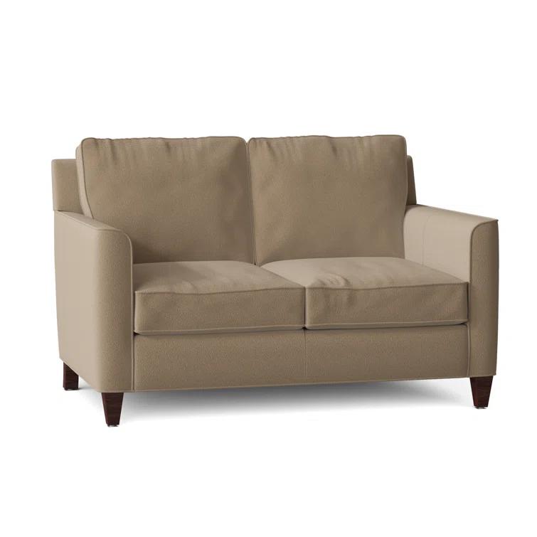Yorba 54.5'' Leather Loveseat
