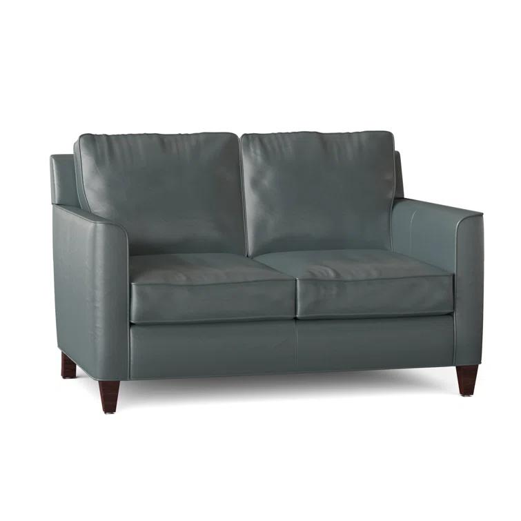 Yorba 54.5'' Leather Loveseat