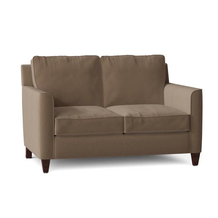 Yorba 54.5'' Leather Loveseat