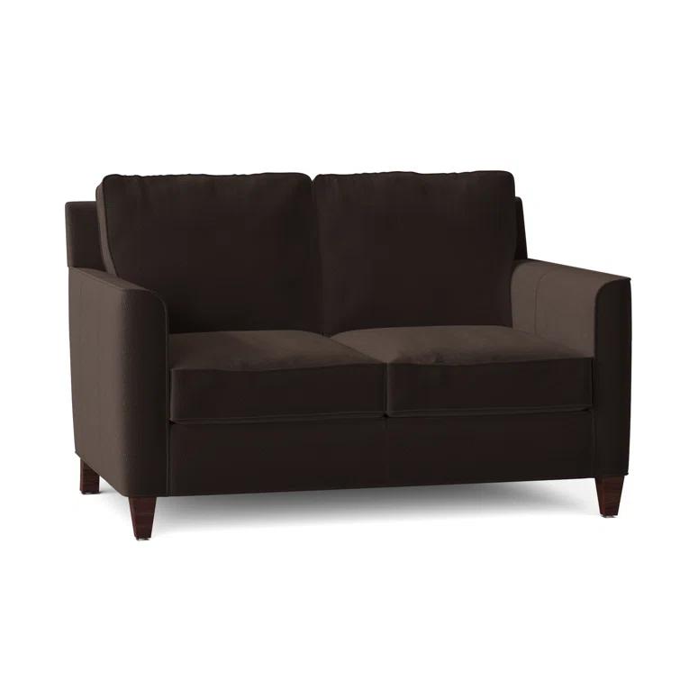 Yorba 54.5'' Leather Loveseat