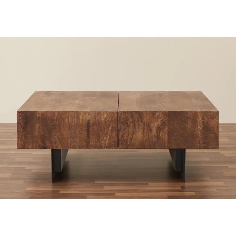 Mullins Extendable Sled Coffee Table with Storage
