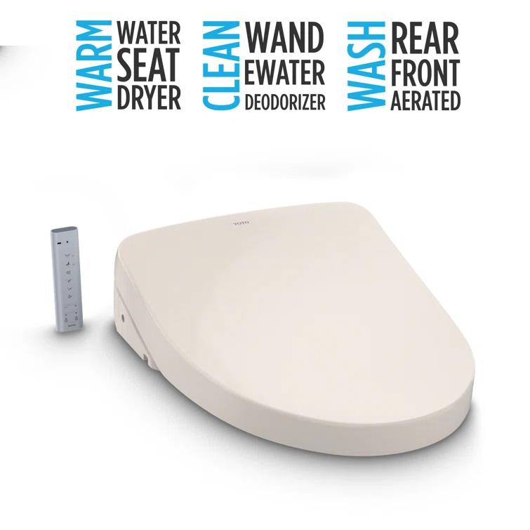 TOTO WASHLET S500e Elongated Bidet Seat with EWATER+ Cleaning - SW3046#01