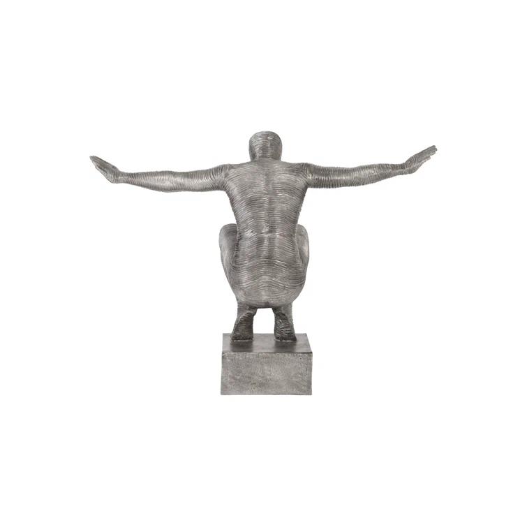 Aluminum Outstretched Arms Statue
