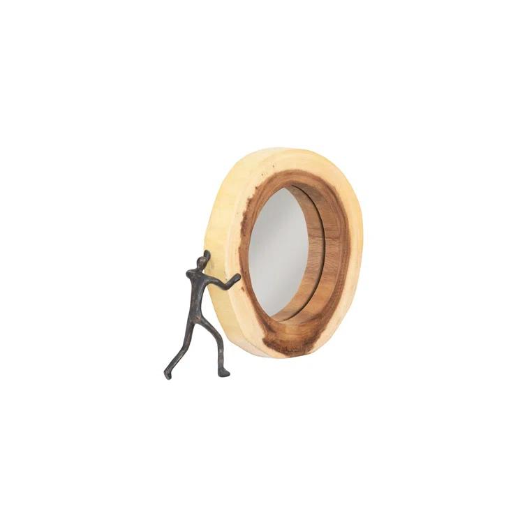 Phillips Collection Atlas Round Accent Mirror