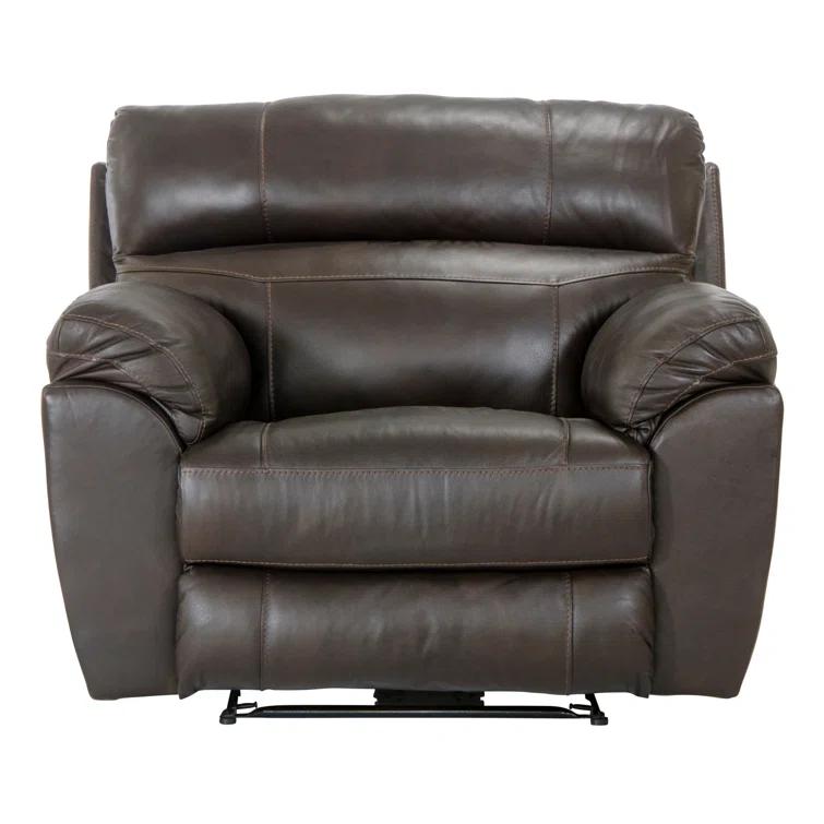 Alonii 45" Wide Leather Match Standard Recliner
