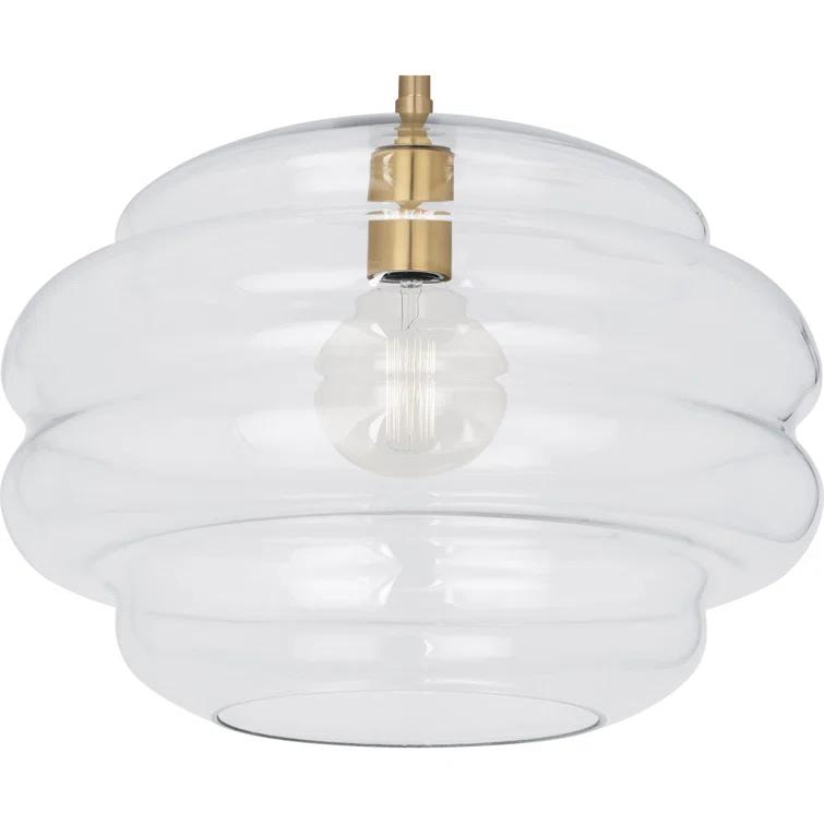 Robert Abbey Horizon 1 - Light Modern Brass Single Pendant