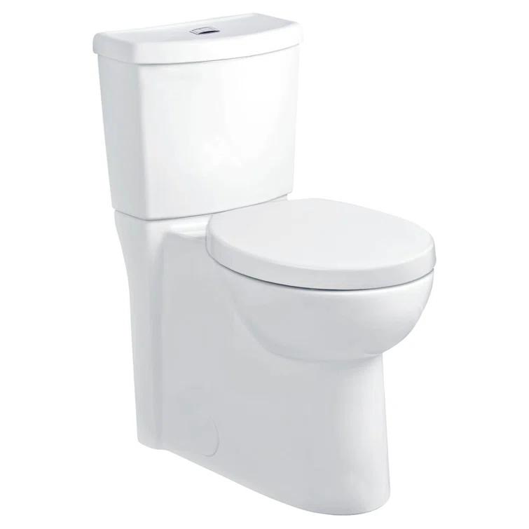 American Standard 2795204.020 American Standard Studio 1.6 Gallons GPF Round Comfort Height Floor Mounted Kit (Seat Included)