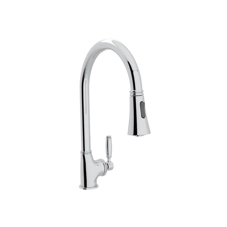Rohl MB7928LMAPC-2 Gotham Pull Down Single Handle Kitchen Faucet With Accessories