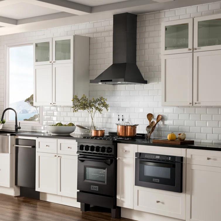 ZLINE 24 in. Convertible Vent Wall Mount Range Hood in Stainless Steel (KB-24)