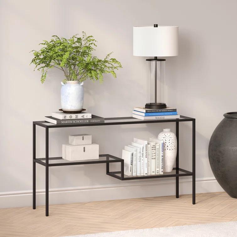 Lovett Glass Top Console Table