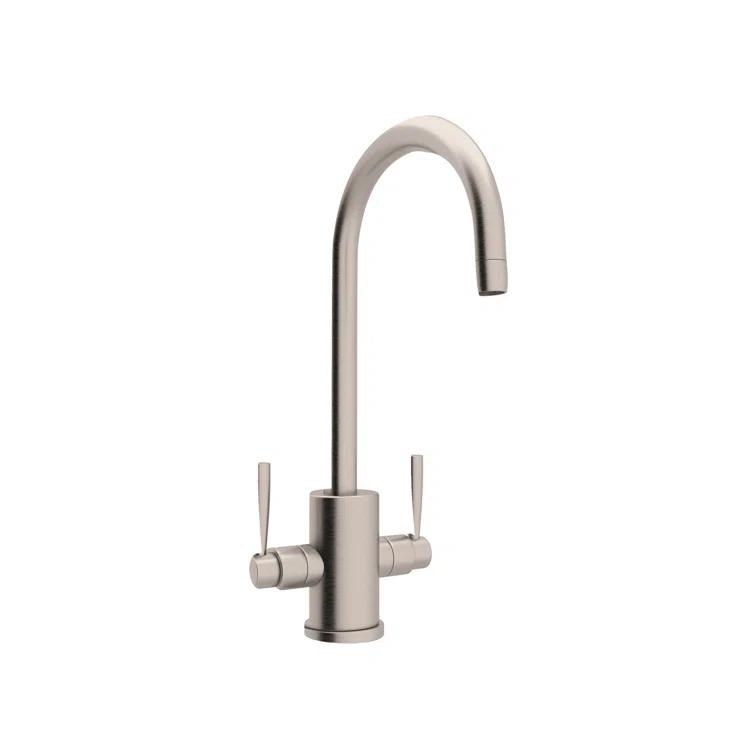 Classic Elegance 13'' Polished Nickel Traditional Bar Faucet