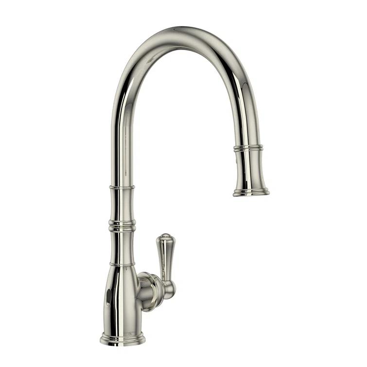 Perrin & Rowe U.4734PN-2 Georgian Era Pull-Down Touchless Kitchen Faucet