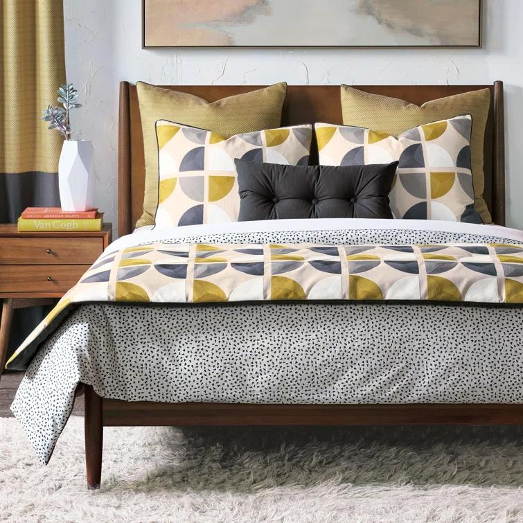 Camden Modern & Contemporary Cotton Geometric Shapes Duvet Cover Set
