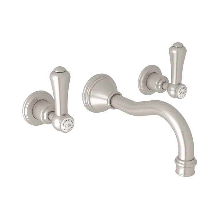 Georgian Era Wall Mount Lavatory Faucet Trim
