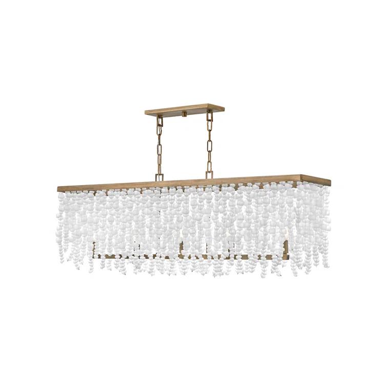 Dune 5 - Light Fabric Geometric Chandelier