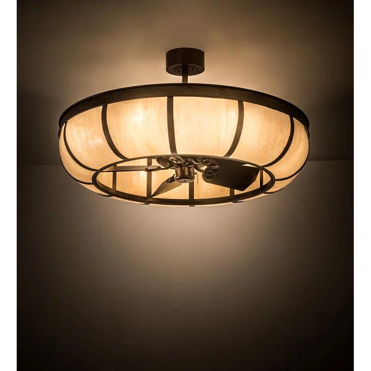 Meyda Lighting Prime Dome Acrylic Semi Flush Mount