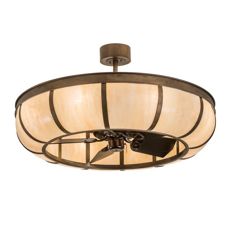 Meyda Lighting Prime Dome Acrylic Semi Flush Mount