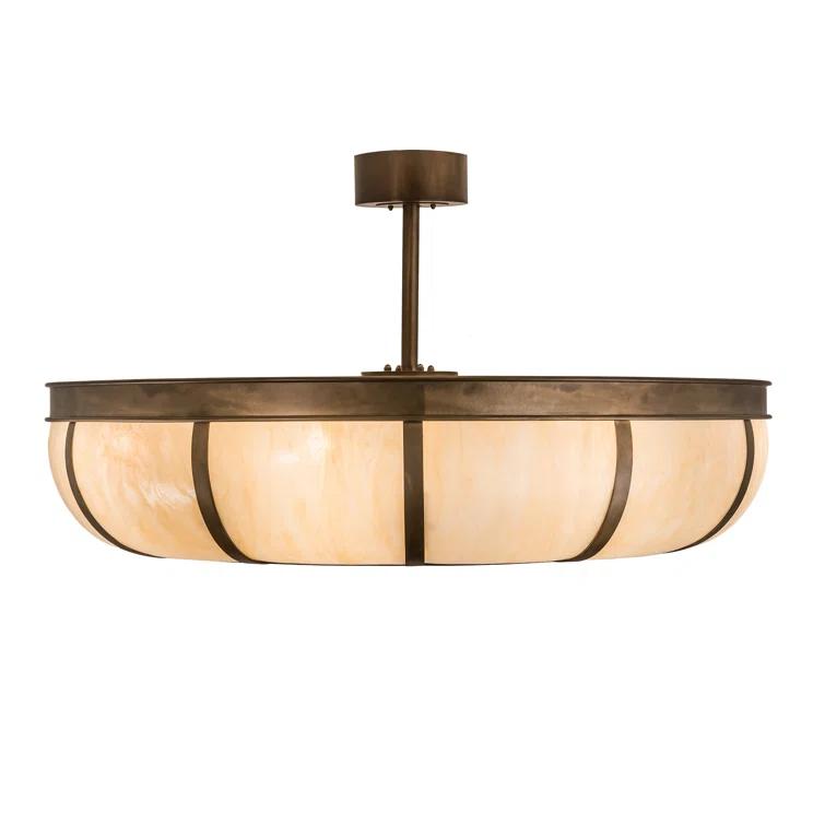 Meyda Lighting Prime Dome Acrylic Semi Flush Mount