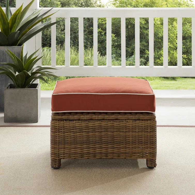 Lawson Outdoor Ottoman with Cushion