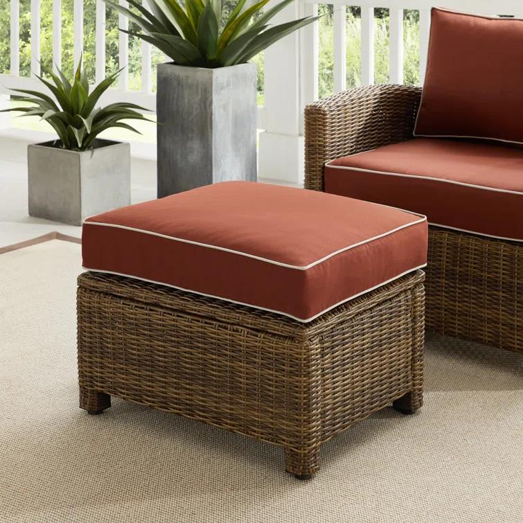 Lawson Outdoor Ottoman with Cushion
