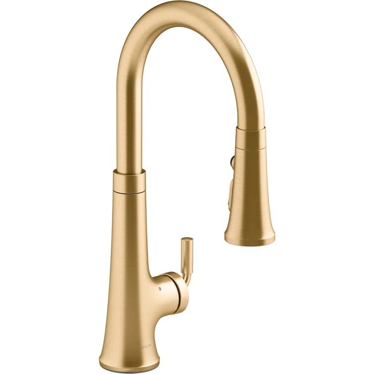 Tone Touchless Pull-Down Kitchen Sink Faucet with Three-Function Sprayhead