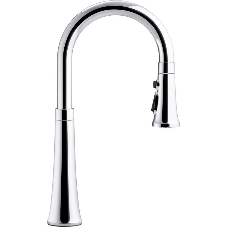 Tone™ Touchless Pull-Down Kitchen Sink Faucet with Voice Activation and Three-Function Sprayhead