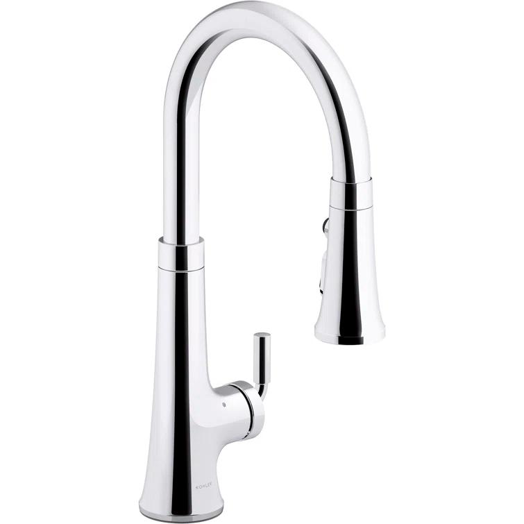 Tone™ Touchless Pull-Down Kitchen Sink Faucet with Voice Activation and Three-Function Sprayhead