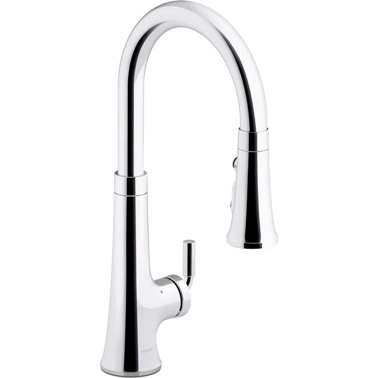 Tone Touchless Pull-Down Kitchen Sink Faucet with Three-Function Sprayhead
