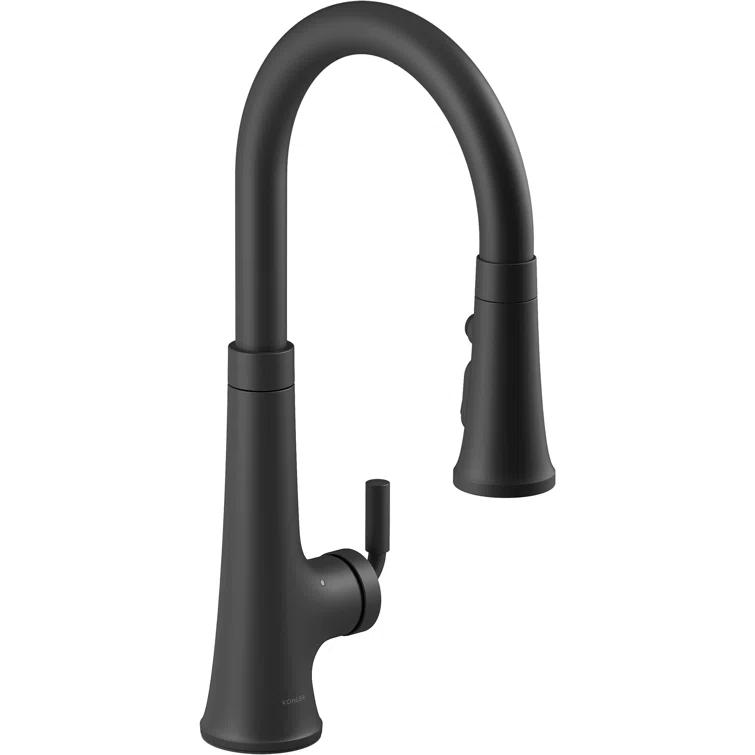 Tone Touchless Pull-Down Kitchen Sink Faucet with Three-Function Sprayhead