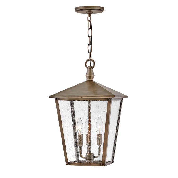 Mason Outdoor Pendant Light - Bronze / 11"Dia