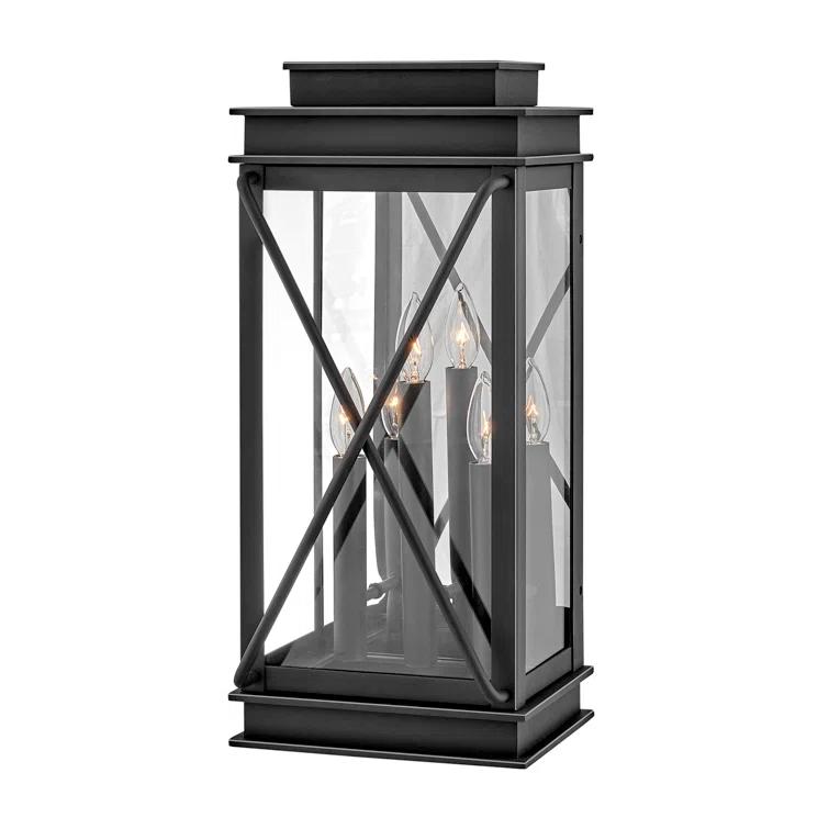 Montecito Storms Black 1 - Bulb Outdoor Wall Lantern