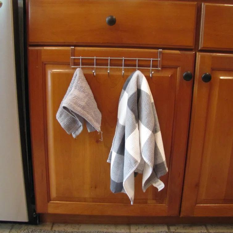 Treasure Gurus HK-OVERCABINET Metal over the Door Towel Hook