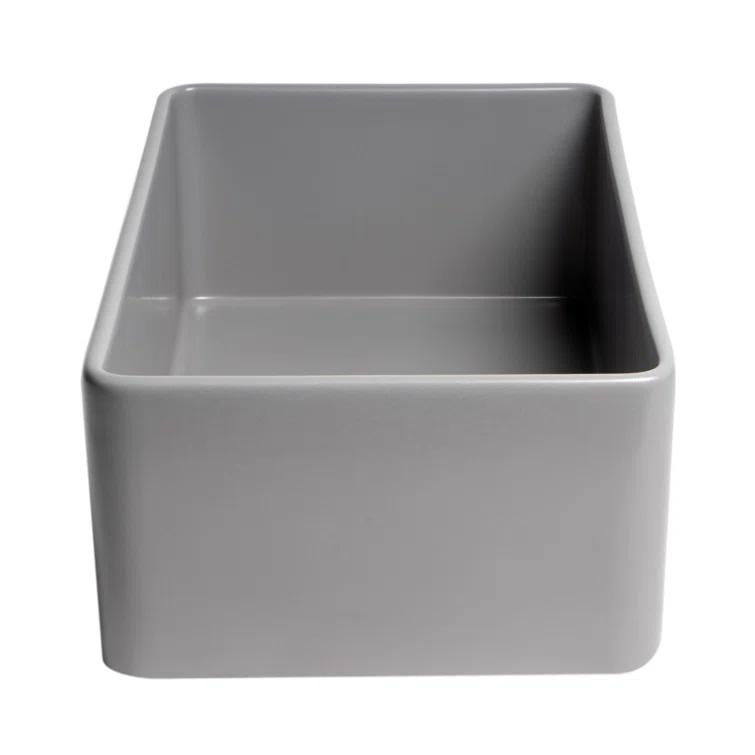 30'' L Farmhouse / Apron Single Bowl Fireclay Kitchen Sink