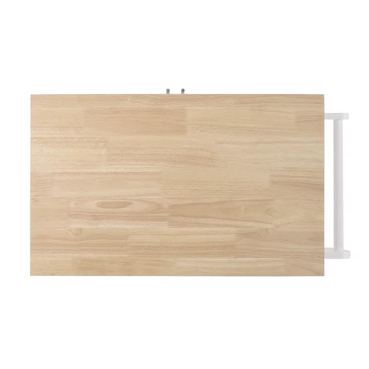 Red Barrel Studio® Modern Functional Kitchen Cart with Manufactured Wood Top,Storage Cart with Drawer