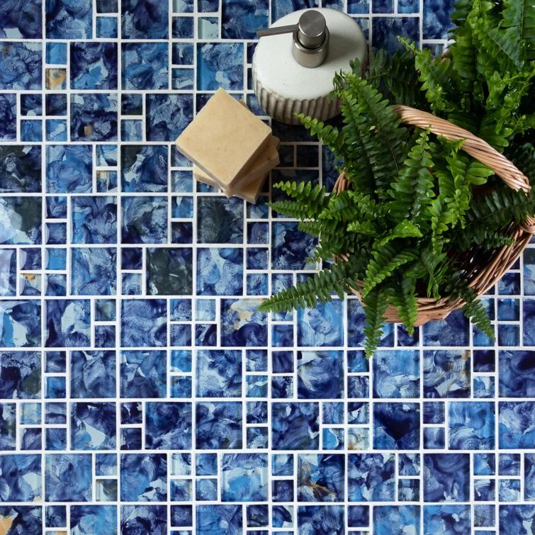 Swimming Pool Series Glass Mosaic Tile