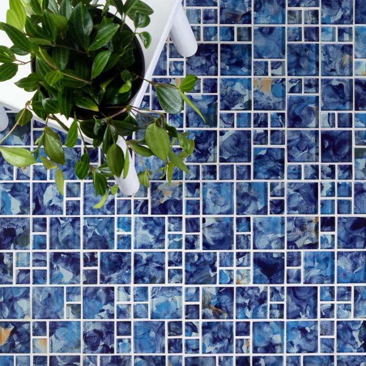 Swimming Pool Series Glass Mosaic Tile