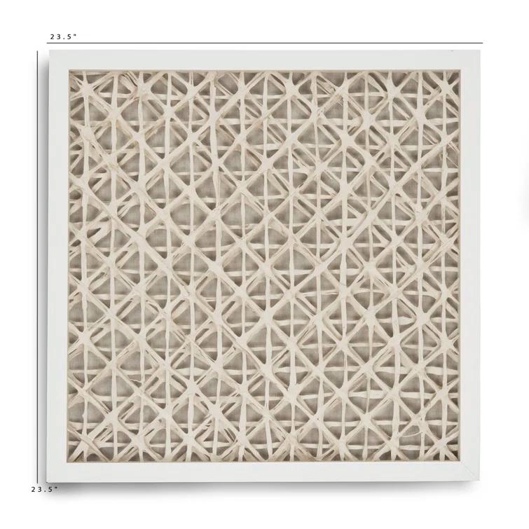 Abstract Paper Framed Art